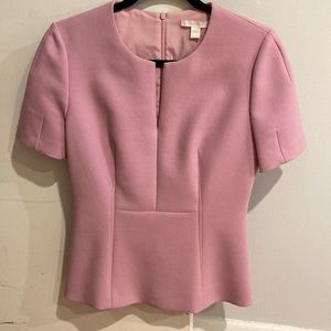 Fully lined tailored Hugo Boss pink top💗